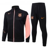 Chandal de Chaqueta del Corinthians 25-26 Negro Naranja