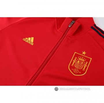 Chandal de Chaqueta del Espana 22-23 Rojo