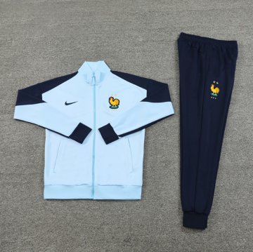 Chandal de Chaqueta del Francia Nino 24-25 Azul Claro