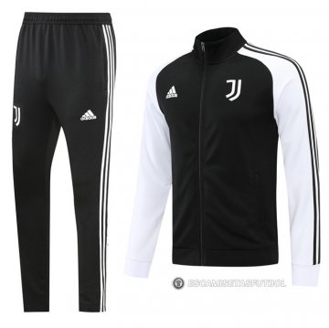 Chandal de Chaqueta del Juventus 22-23 Negro y Blanco
