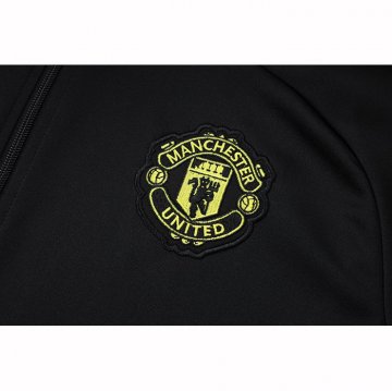 Chandal de Chaqueta del Manchester United 25-26 Negro Amarillo