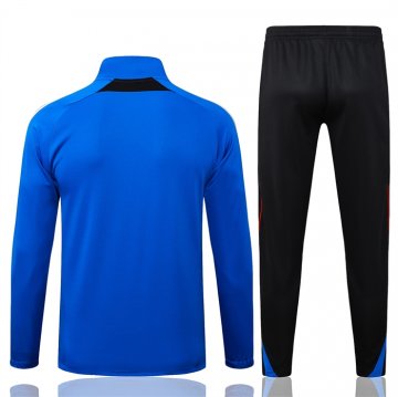 Chandal de Chaqueta del Manchester United Nino 25-26 Azul