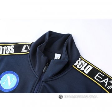 Chandal de Chaqueta del Napoli 22-23 Azul