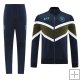Chandal de Chaqueta del Napoli 24-25 Azul Verde