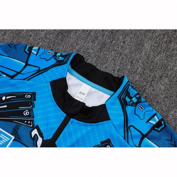 Chandal de Chaqueta del Napoli Nino 25-26 Azul