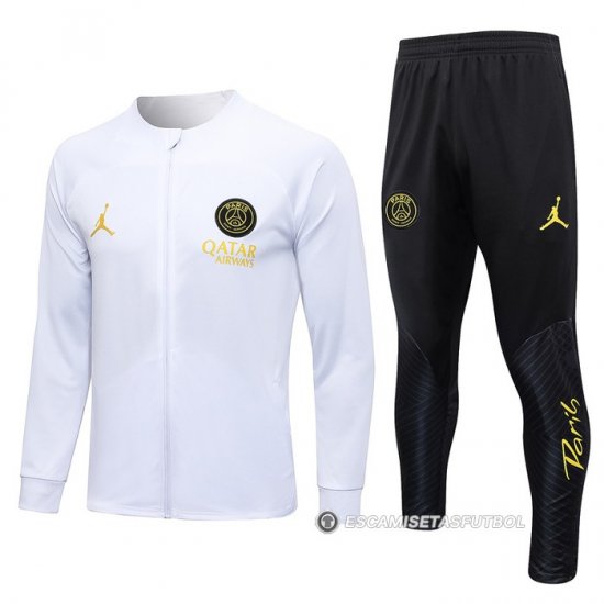 Chandal de Chaqueta del Paris Saint-Germain Jordan 23-24 Blanco - Haga un click en la imagen para cerrar