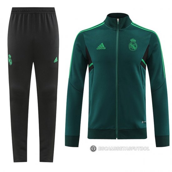 Chandal de Chaqueta del Real Madrid 22-23 Verde - Haga un click en la imagen para cerrar