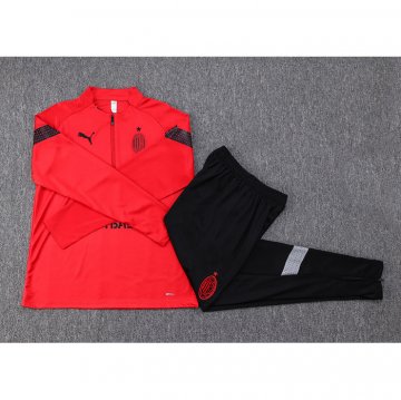 Chandal de Sudadera del AC Milan 22-23 Rojo