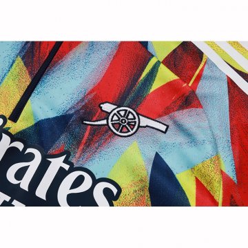 Chandal de Sudadera del Arsenal Nino 25-26 Azul Amarillo Rojo