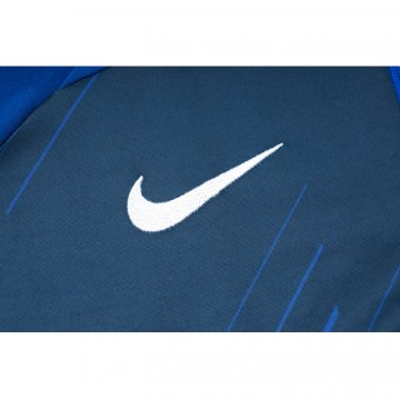 Chandal de Sudadera del Barcelona 23-24 Azul Oscuro