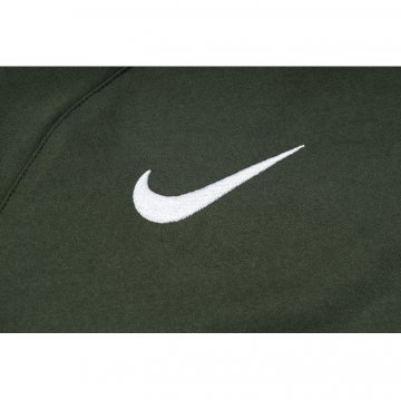 Chandal de Sudadera del Barcelona Nino 23-24 Verde Oscuro