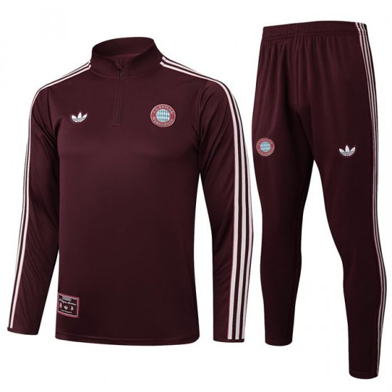 Chandal de Sudadera del Bayern Munich 25-26 Rojo - Haga un click en la imagen para cerrar