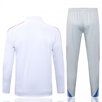 Chandal de Sudadera del Bayern Munich Nino 25-26 Blanco Rojo