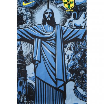 Chandal de Sudadera del Brasil Jesus Nino 24-25 Azul