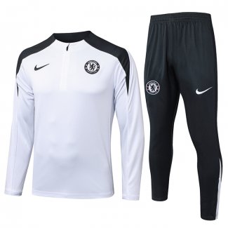 Chandal de Sudadera del Chelsea 25-26 Blanco
