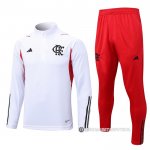 Chandal de Sudadera del Flamengo 23-24 Blanco
