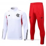 Chandal de Sudadera del Flamengo 23-24 Blanco