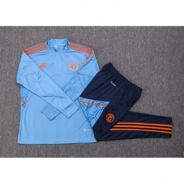 Chandal de Sudadera del Manchester United 2022-23 Azul