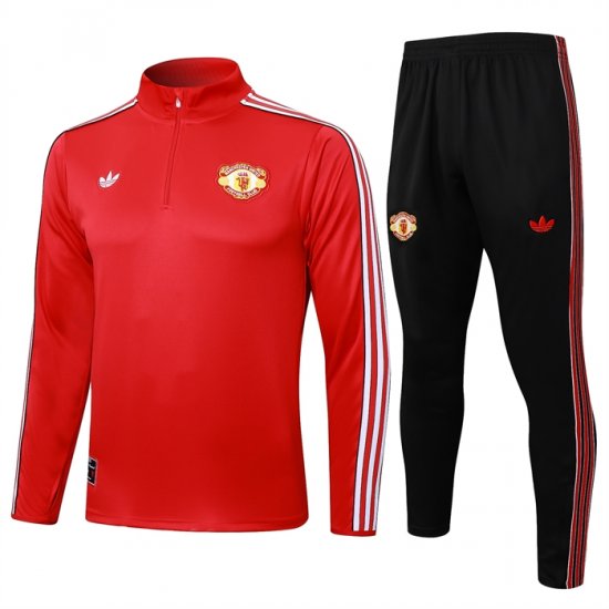 Chandal de Sudadera del Manchester United 25-26 Rojo - Haga un click en la imagen para cerrar