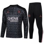 Chandal de Sudadera del Paris Saint-Germain Jordan Nino 2024-25 Negro