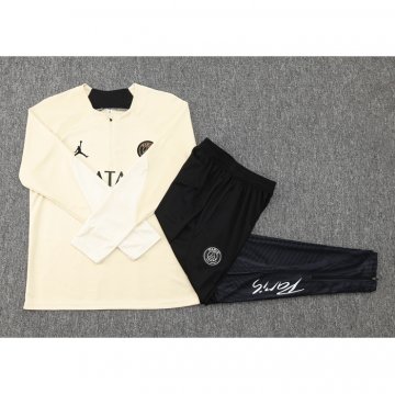 Chandal de Sudadera del Paris Saint-Germain Nino 23-24 Beige