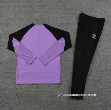 Chandal de Sudadera del Paris Saint-Germain Nino 23-24 Purpura