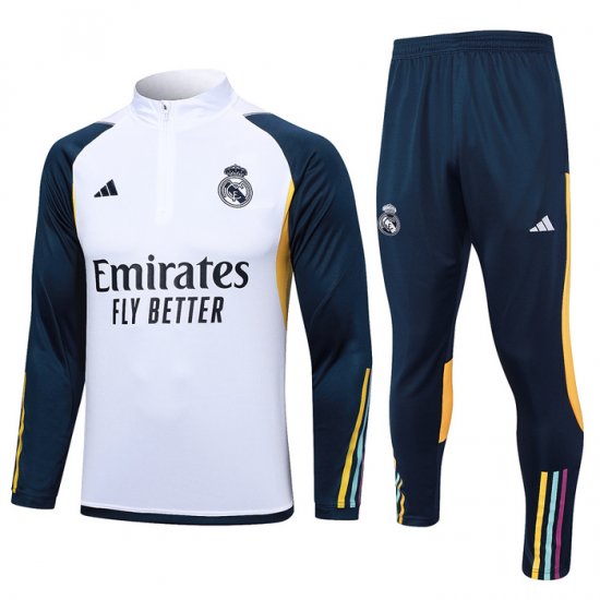 Chandal de Sudadera del Real Madrid 2023-24 Blanco - Haga un click en la imagen para cerrar