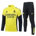 Chandal de Sudadera del Real Madrid Nino25-26 Amarillo
