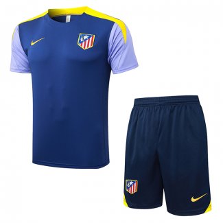 Chandal del Atletico Madrid Manga Corta 25-26 Azul - Pantalon Corto