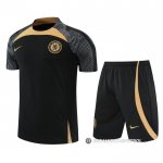 Chandal del Chelsea Manga Corta 22-23 Negro - Pantalon Corto