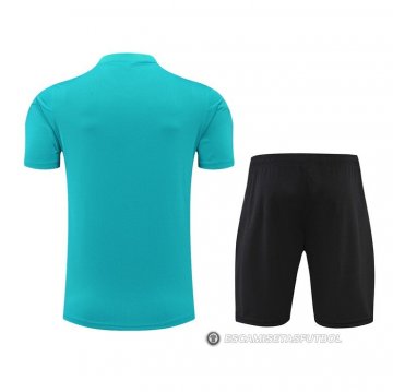 Chandal del Juventus Manga Corta 22-23 Azul y Verde - Pantalon Corto