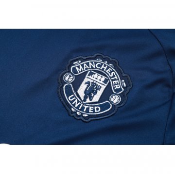 Chandal del Manchester United Manga Corta 24-25 Azul - Pantalon Corto