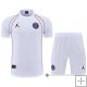 Chandal del Paris Saint-Germain Jordan Manga Corta 2022-23 Blanco - Pantalon Corto