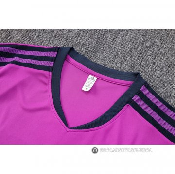Chandal del Real Madrid Manga Corta 2022-2023 Purpura - Pantalon Corto