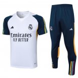 Chandal del Real Madrid Manga Corta 2023-24 Blanco