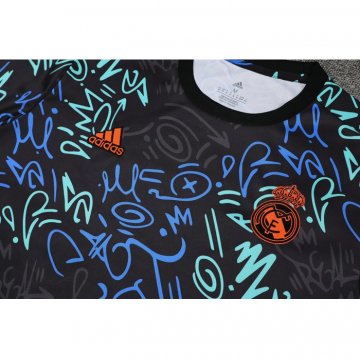 Chandal del Real Madrid Manga Corta 22-23 Gris - Pantalon Corto