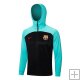 Chaqueta con Capucha del Barcelona 22-23 Azul y Negro