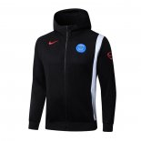 Chaqueta con Capucha del Napoli 25-26 Negro