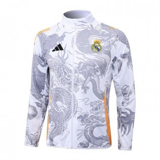 Chaqueta del Real Madrid Dragon 2024-25 Blanco