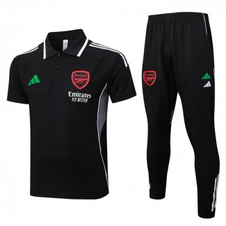 Conjunto Polo del Arsenal 25-26 Negro