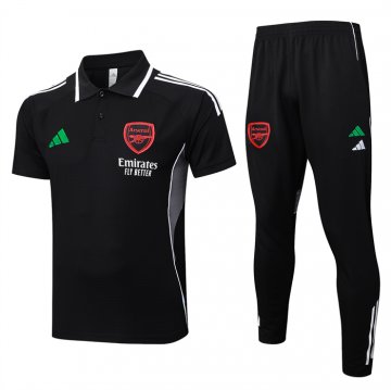 Conjunto Polo del Arsenal 25-26 Negro
