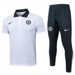 Conjunto Polo del Chelsea 25-26 Blanco