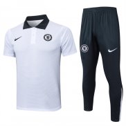 Conjunto Polo del Chelsea 25-26 Blanco