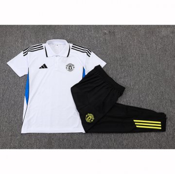 Conjunto Polo del Manchester United 25-26 Blanco