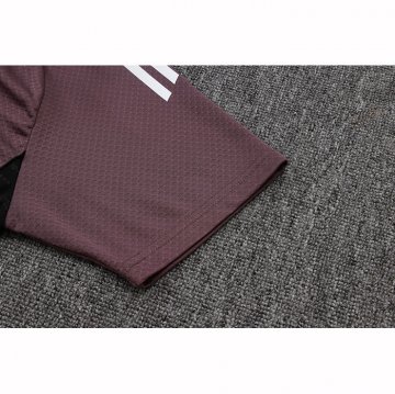 Conjunto Polo del Manchester United 25-26 Marron