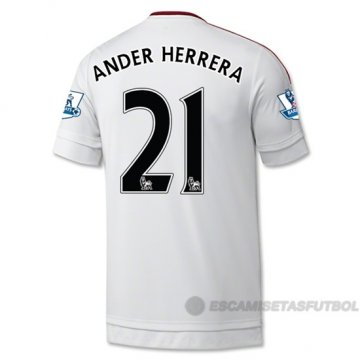 Camiseta Jugador del Manchester United Herrera 2ª Equipacion 201