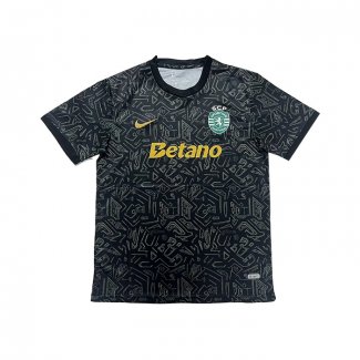 Tailandia Camiseta Sporting Special 25-26 Negro