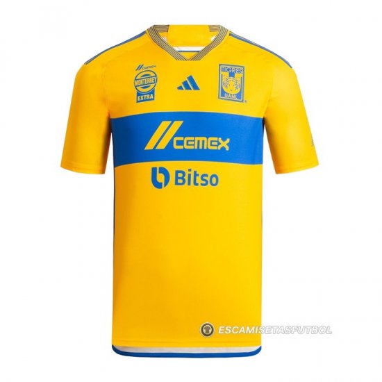 Tailandia Camiseta Tigres UANL 1ª 23-24 - Haga un click en la imagen para cerrar