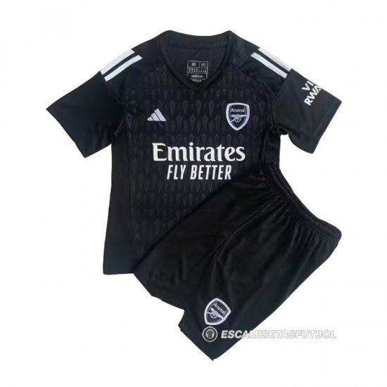 Camiseta Arsenal Portero Nino 23-24 Negro - Haga un click en la imagen para cerrar