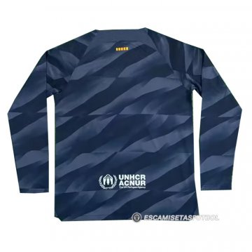 Camiseta Barcelona Portero Manga Larga 23-24 Negro